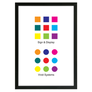 전면개폐 알루미늄 액자 (블랙)