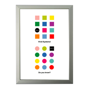 전면개폐 알루미늄 액자 (실버)